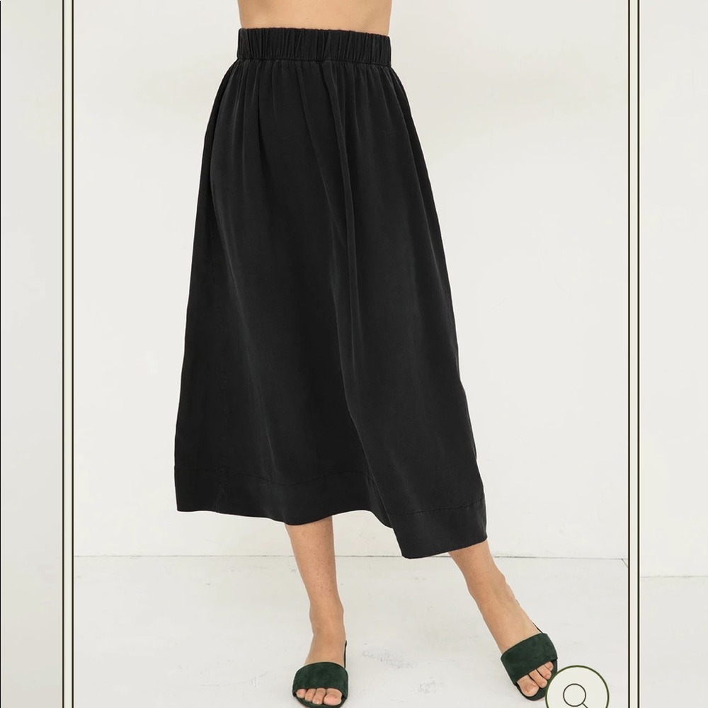 Elizabeth Suzann Bel Skirt in Silk Crepe